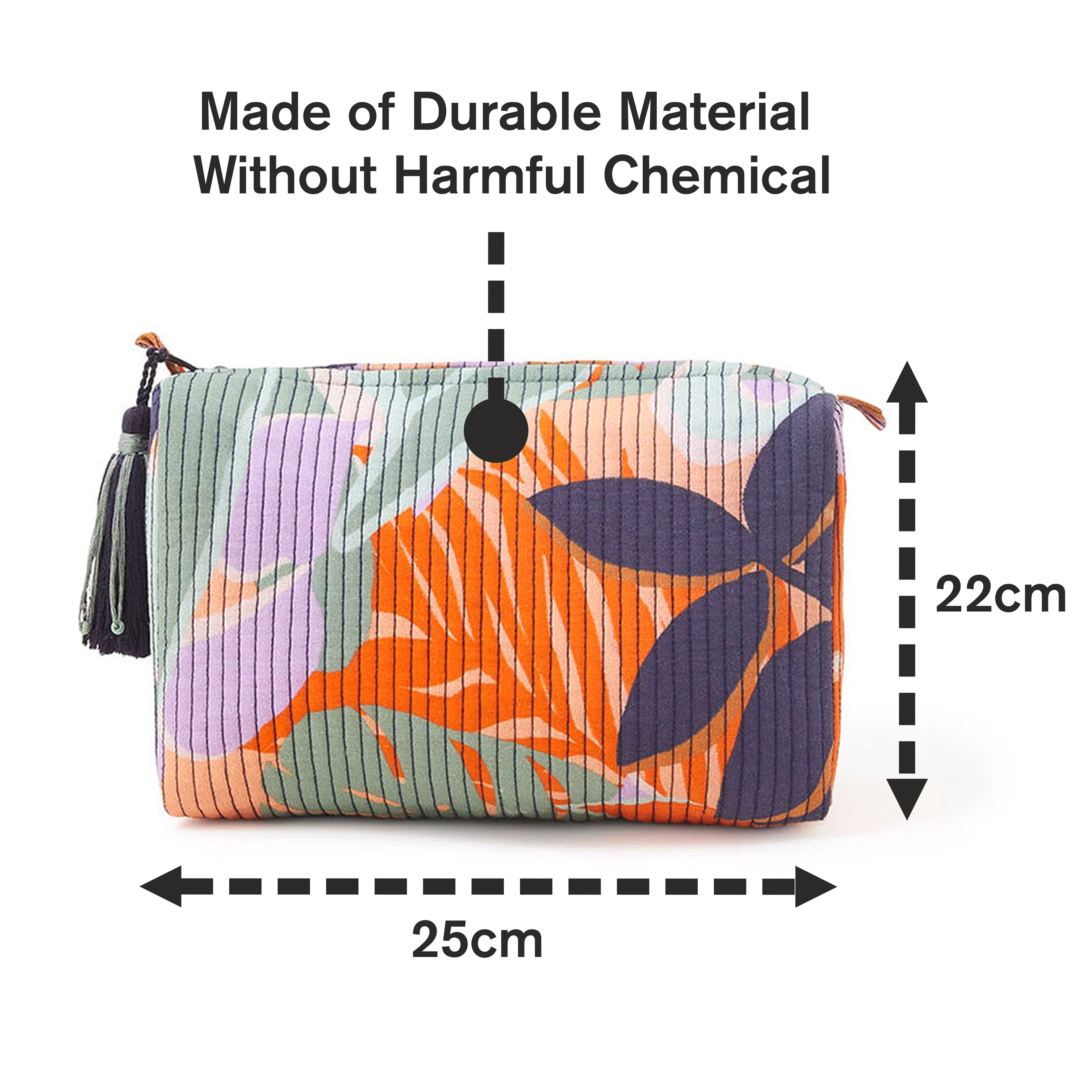 Accessorize London Multi Palm Print Washbag Pouch