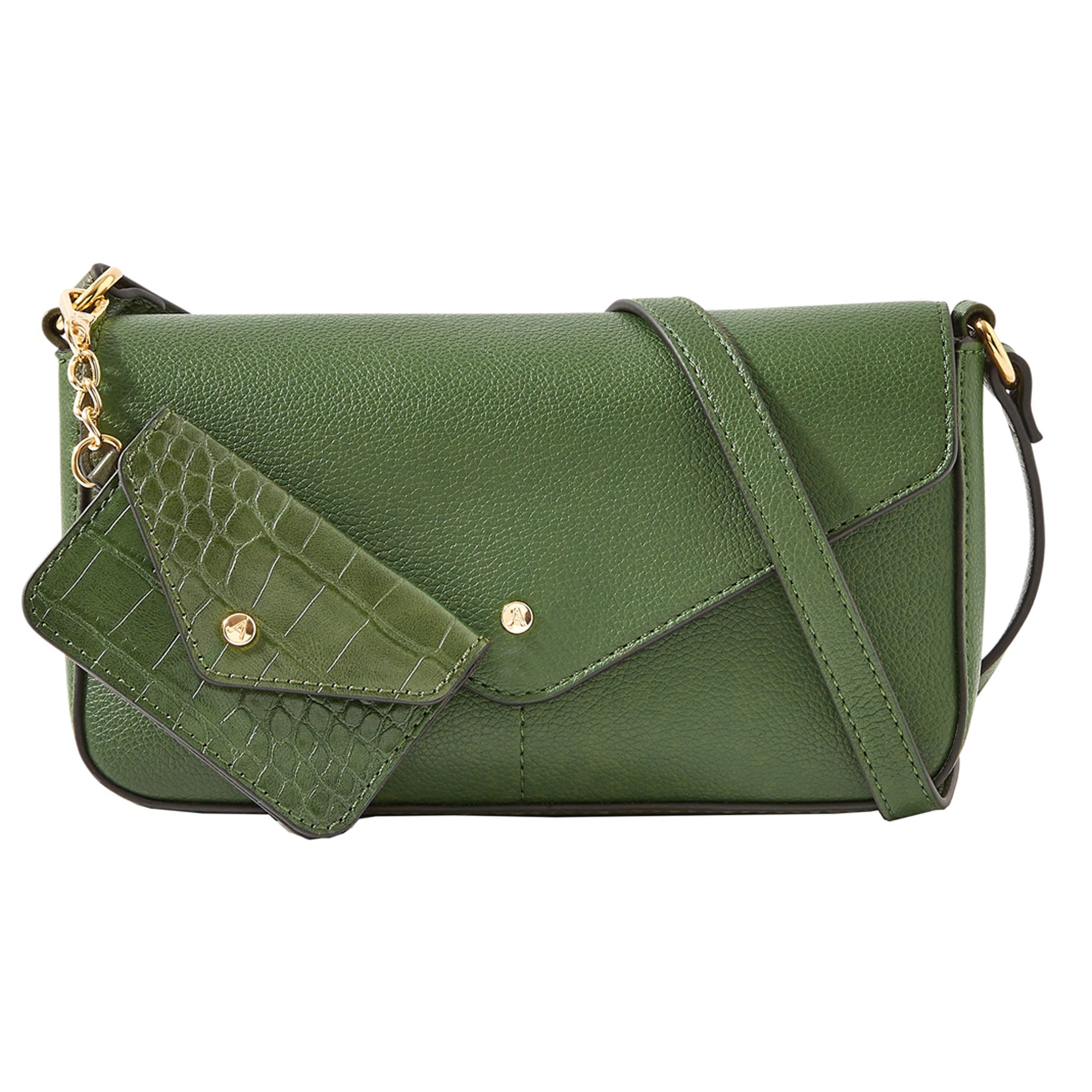 Pillow tabby leather handbag Coach Green in Leather - 40398555