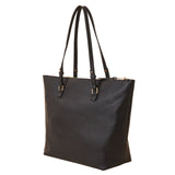 Accessorize London Women's Faux Leather Black Classic shoulder Bag