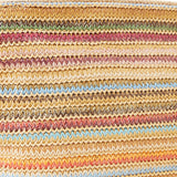 Accessorize London Women's Stripe Raffia Crossbody