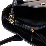 Accessorize London Women's Faux Leather Blue Multi Function Workbag