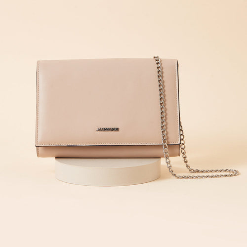 Accessorize London Women's Faux Leather Chain sleek shoulder