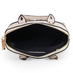 Accessorize London Women's Faux Leather Cream Snaffle mini kettle Sling Bag