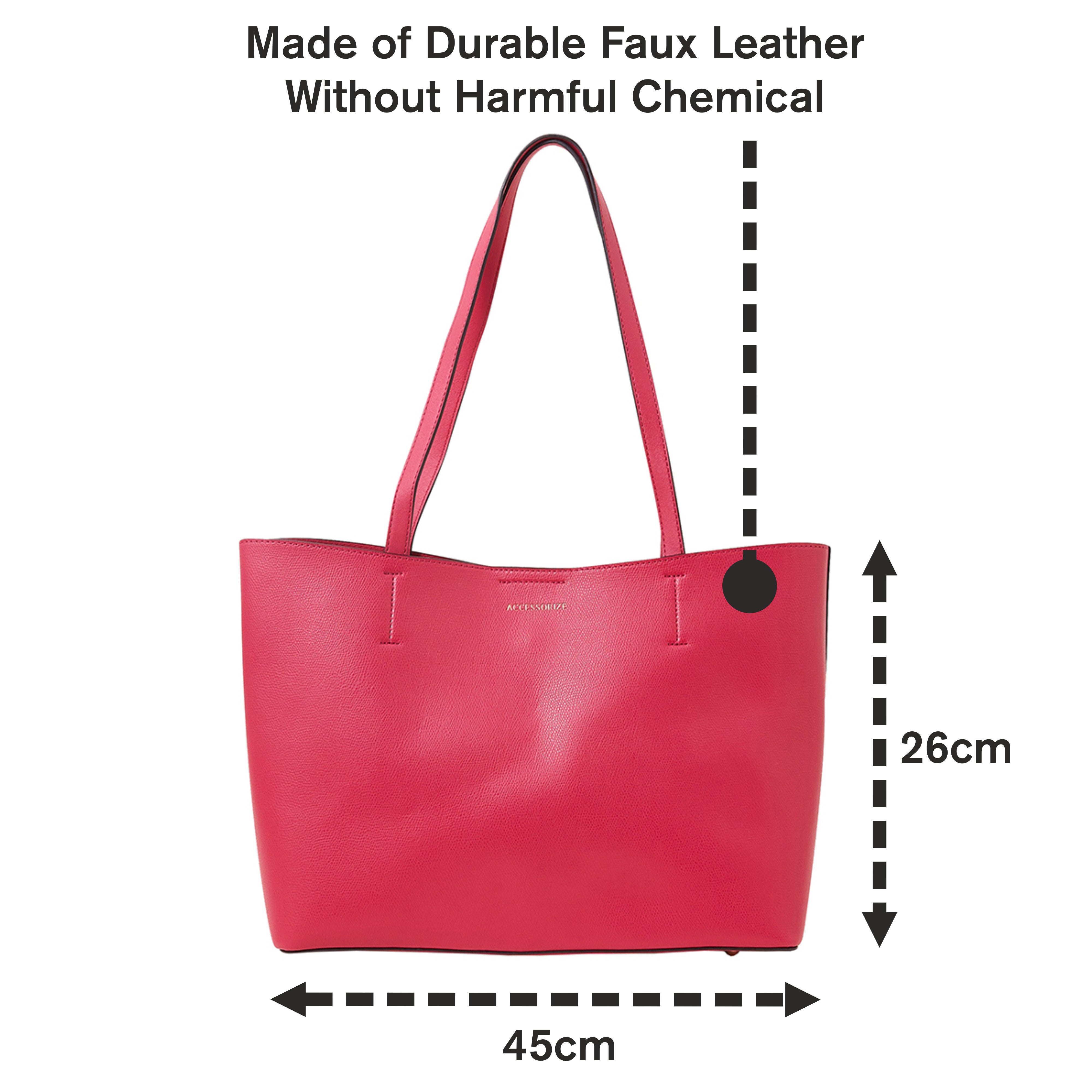 Accessorize cheap red bag