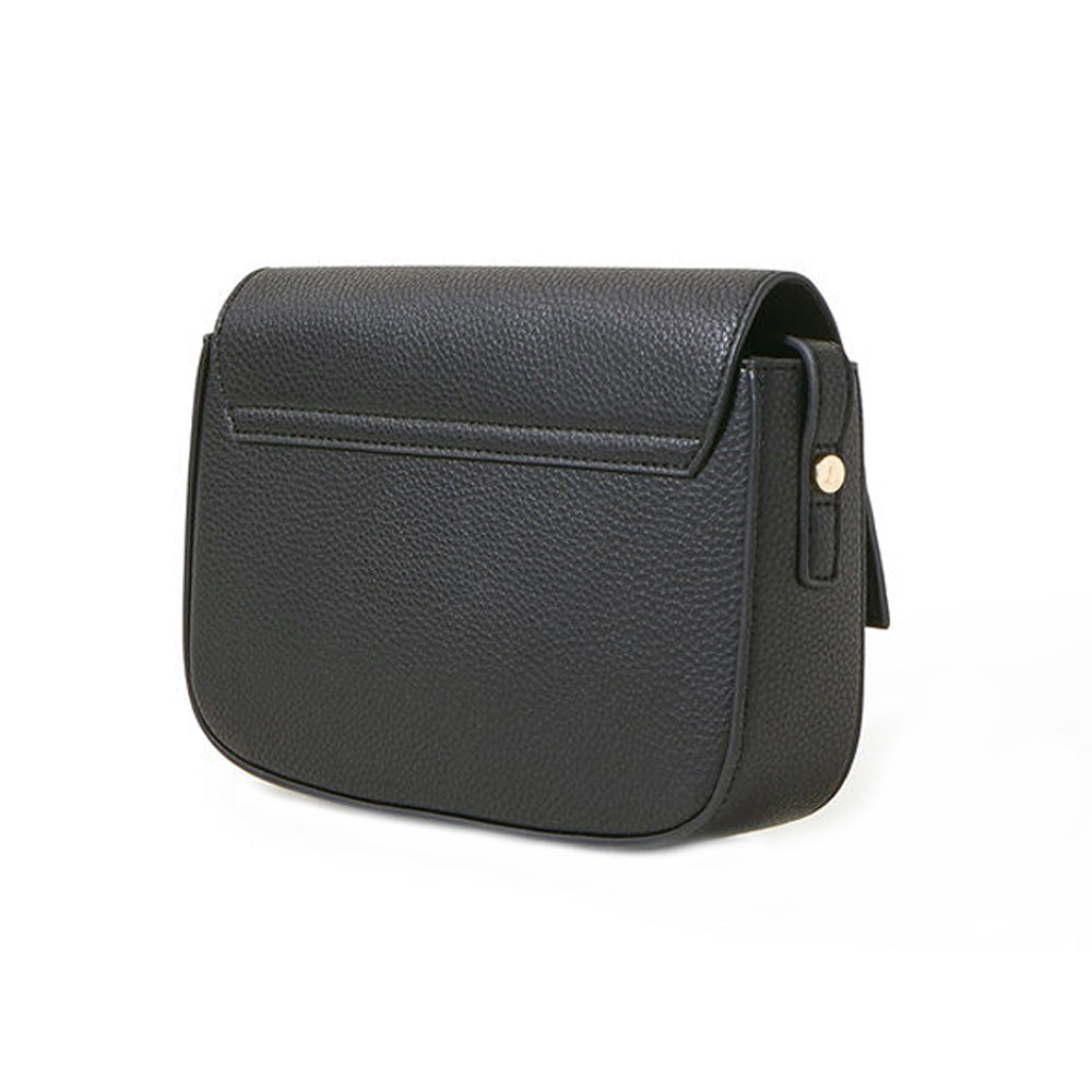 Gradient Faux Leather Square Crossbody Bag