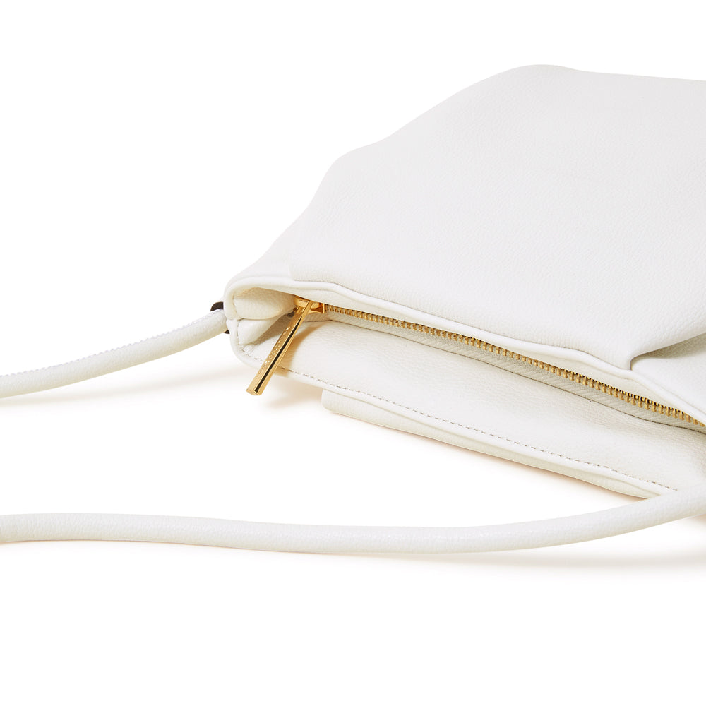 Accessorize London White Soft Cloud Knot Sling Bag