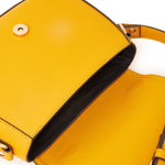 Accessorize London Yellow Metal Detail Satchel Sling Bag
