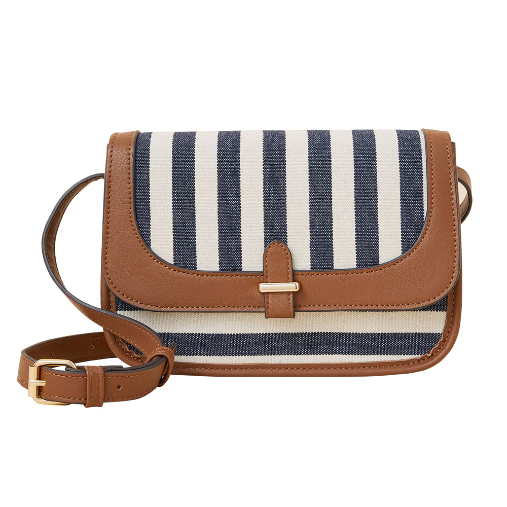 Buy Blue Stripe Sling bag Online Accessorize India
