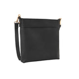 Accessorize London Women's Black Classic Messenger Sling Bag