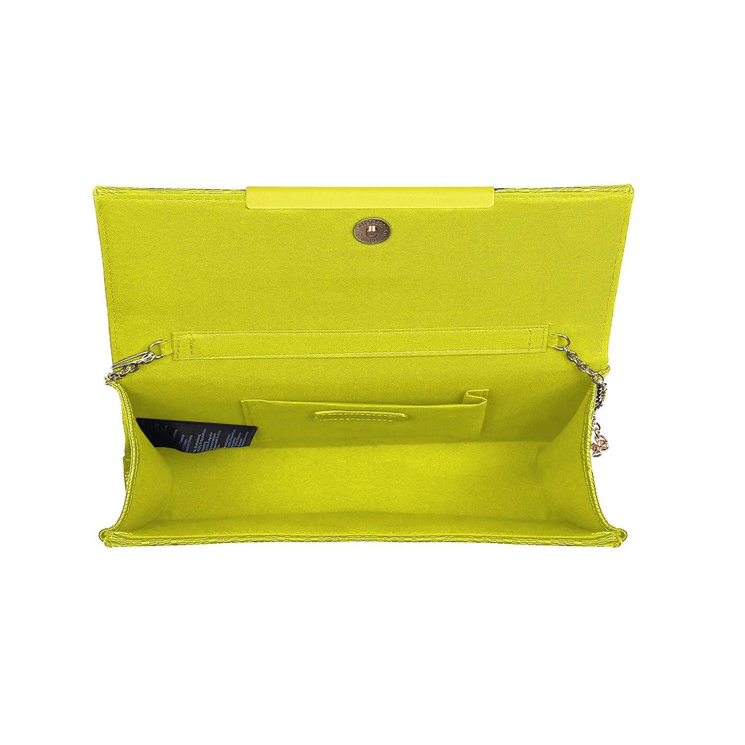 REBECCA MINKOFF Leo Clutch in Neon Green - Bags and purses