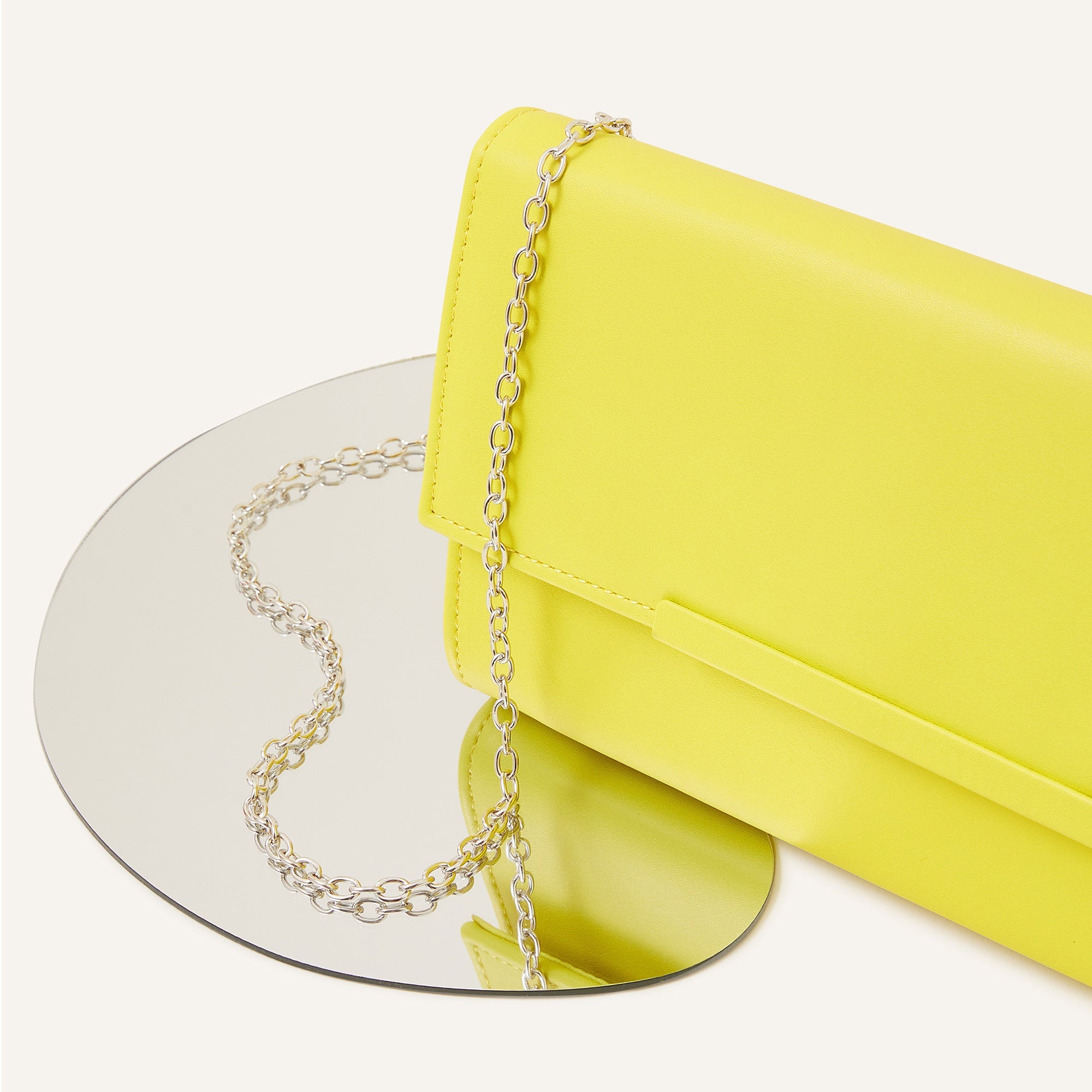 Yellow clutch sale