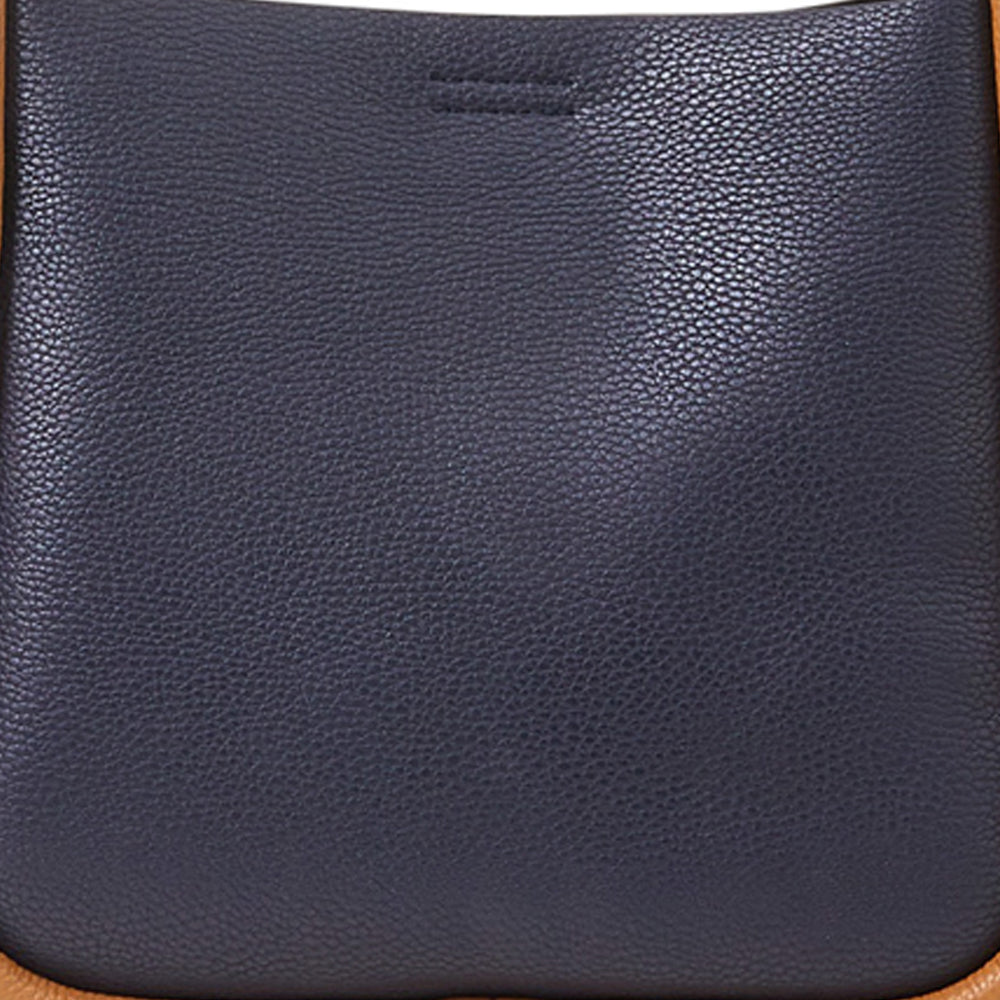 Accessorize London Navy Contrast Piped Handheld Bag