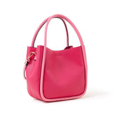 Accessorize London Pink Contrast Piped Handheld Bag