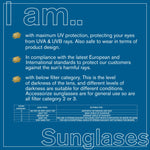 Women's Round Gold Metal Frame Sunglasses Features