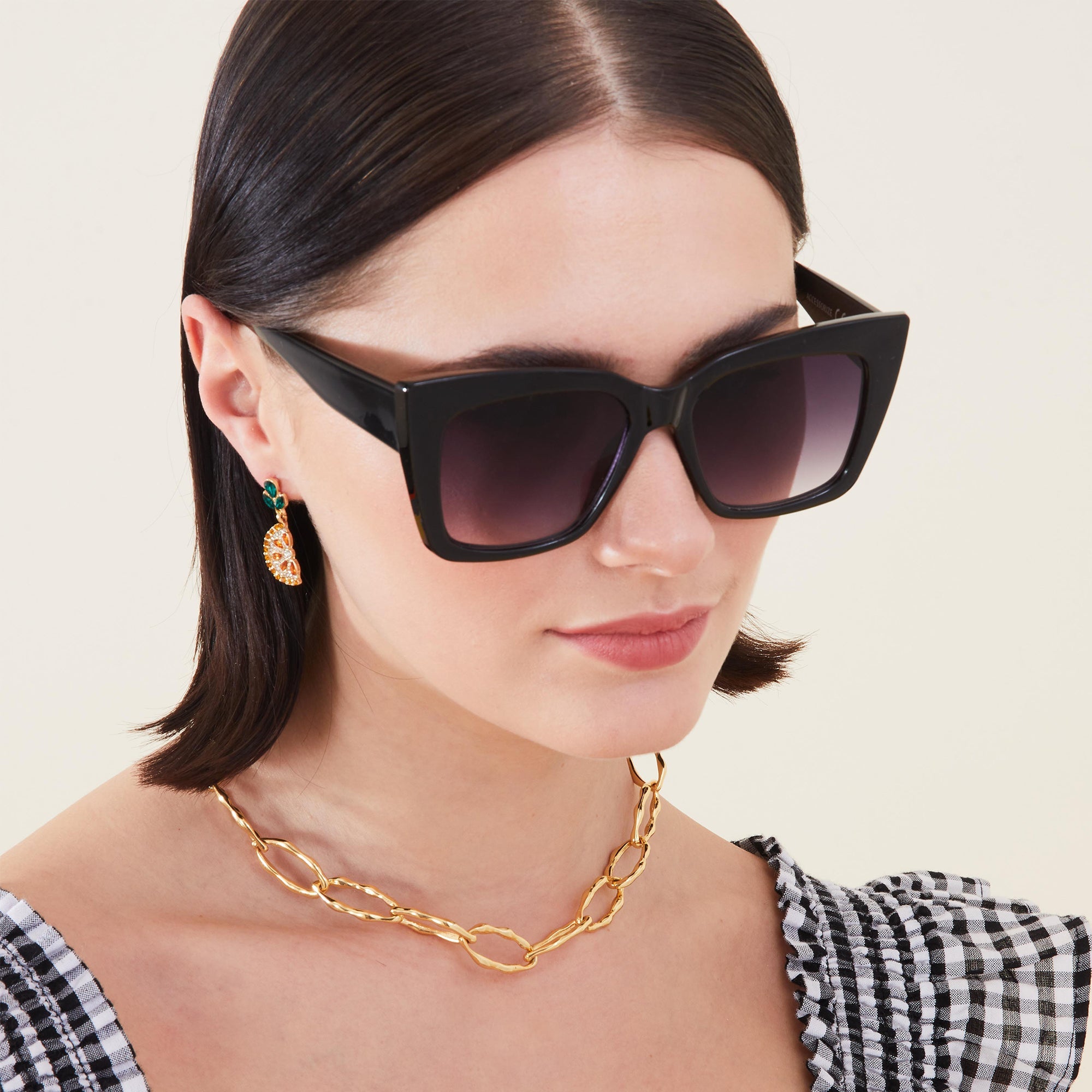 Accessorize London Women's Statement Cateye Sunglasses