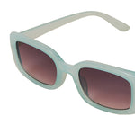 Accessorize London Women's Blue Soft Rectangle Sunglasses