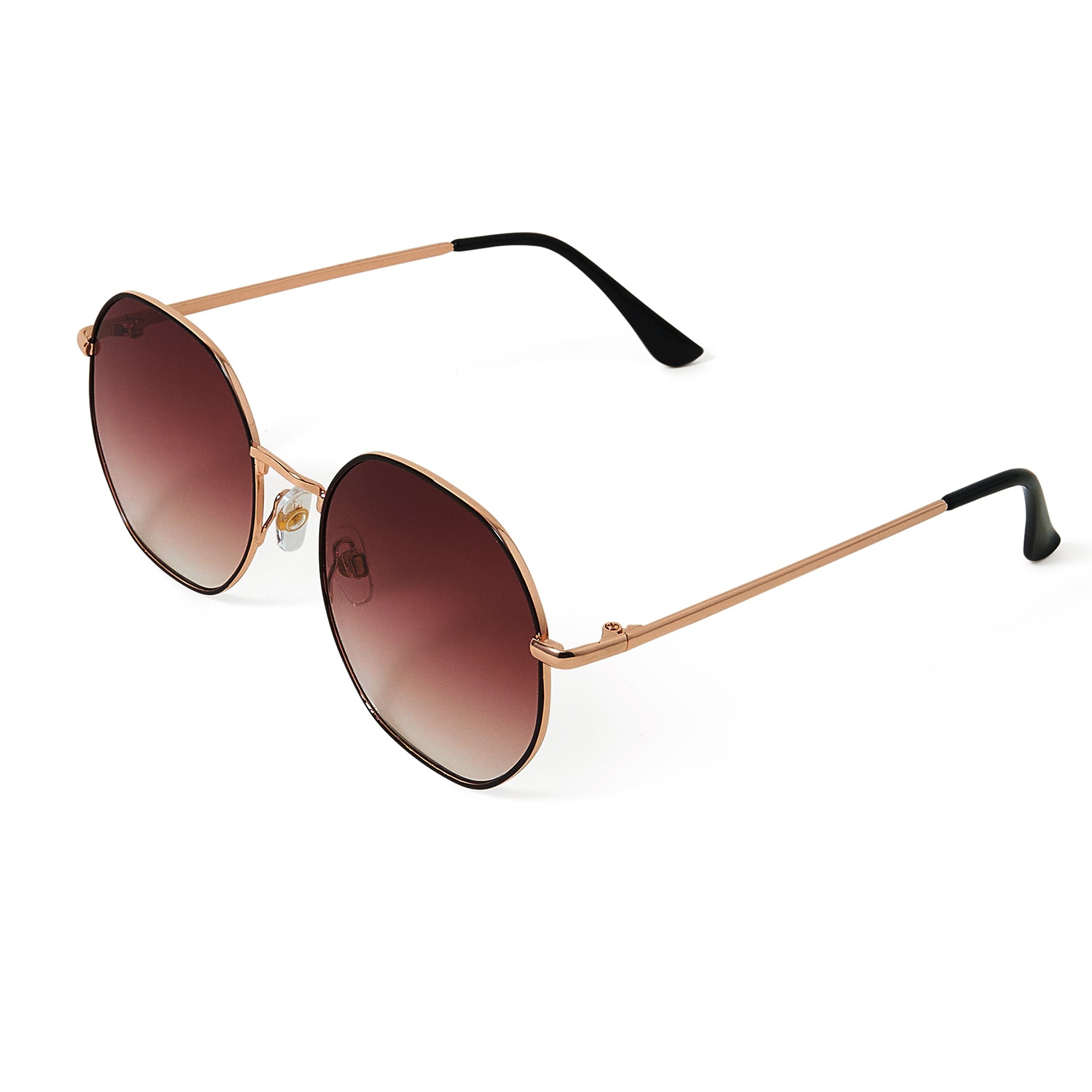 Stylish Men Multi Color Metal Round Sunglasses (Pack-2)