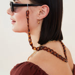 Accessorize London Women's Chunky Tortoiseshell Glasses Chain