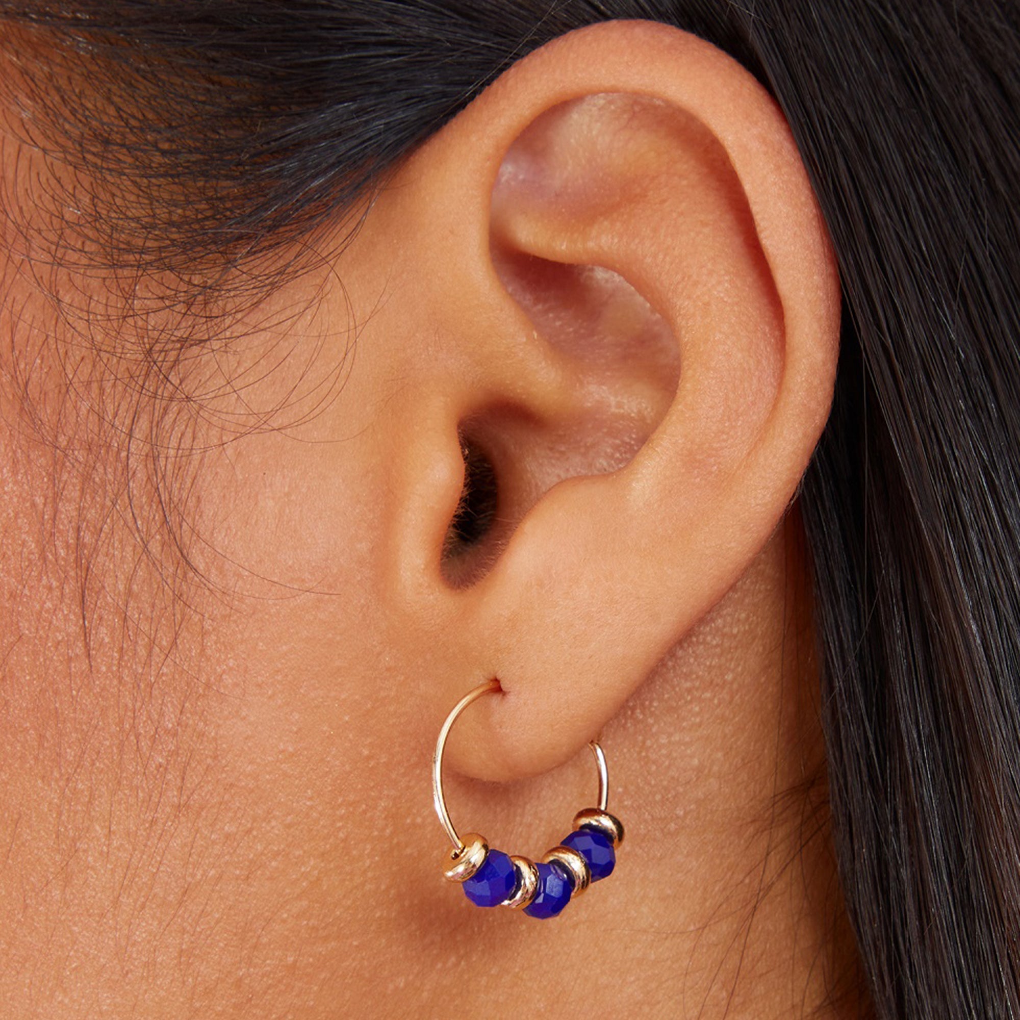 Buy Crystal Droplet Huggie Hoop Earrings Online - Accessorize India