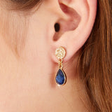 Accessorize London Women's Stud Teardrop Earrings