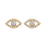 Accessorize London Women's Sparkle Evil Eye Stud Earrings