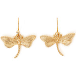 Accessorize London Women's Dragonfly Short Drop Earrings