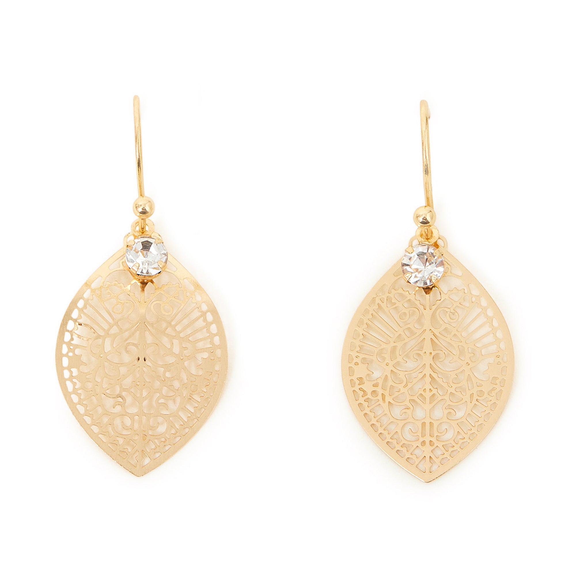 Buy Yellow Gold Earrings for Women by Reliance Jewels Online | Ajio.com