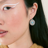 Accessorize London Women's Filigree Short Drop Earrings