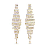 Accessorize London Women's Crystal Waterfall Statement Earrings