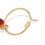 Accessorize London Women's Pack Of Three Christmas Huggie Hoop Earring