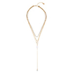 Accessorize London Women's Gold Layered Pearly Necklace