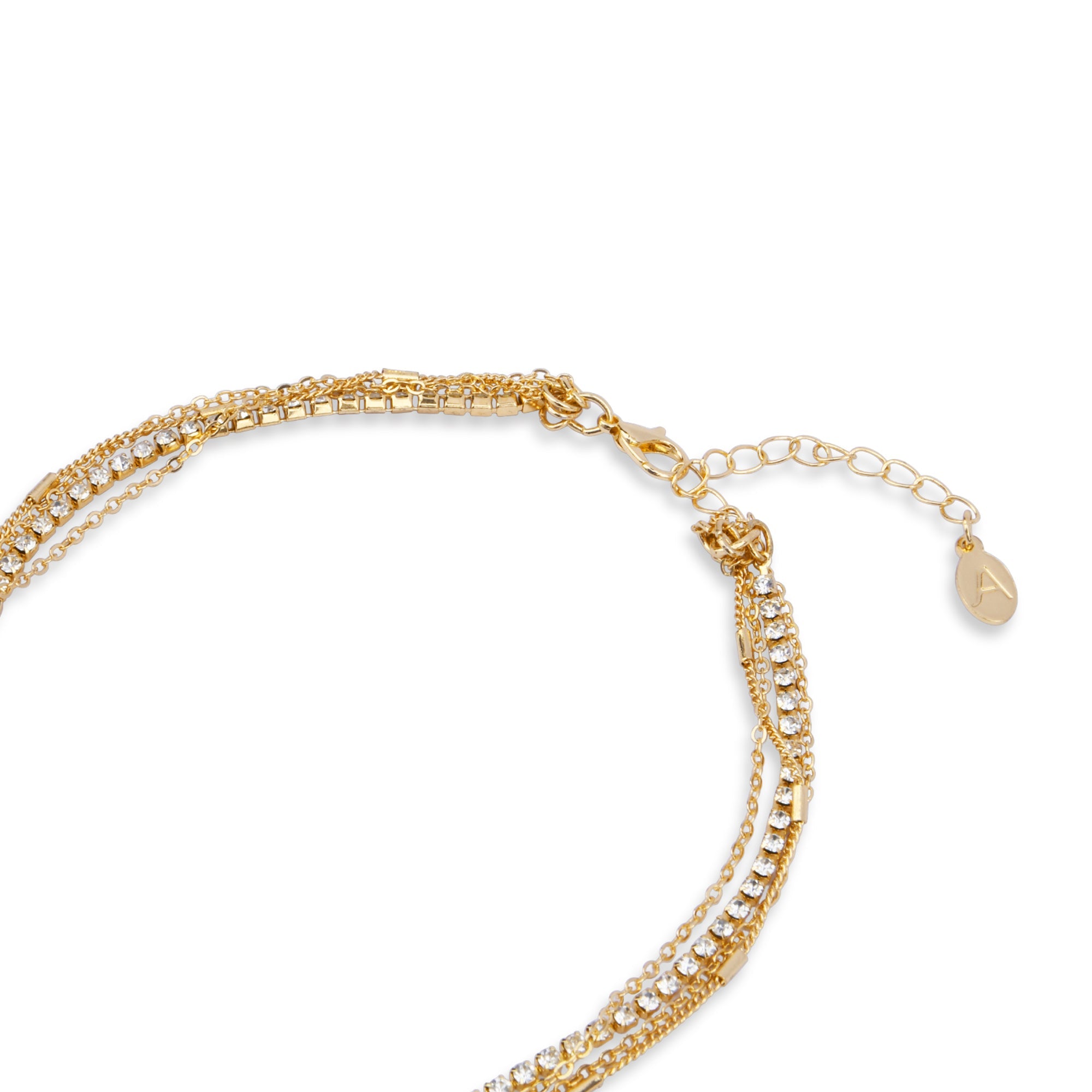 Accessorize London Women's Gold Layered Pearly Necklace