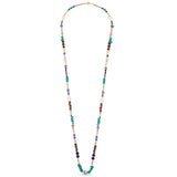 Accessorize London Women's Long Mixed Stones Necklace