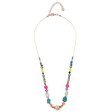 Accessorize London Women's Bright Beaded Collar Necklace