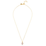Z Rose Quartz Pendant Necklace