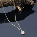Z Rose Quartz Pendant Necklace