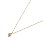 Real Gold-Plated Z Labradorite Pendant Necklace