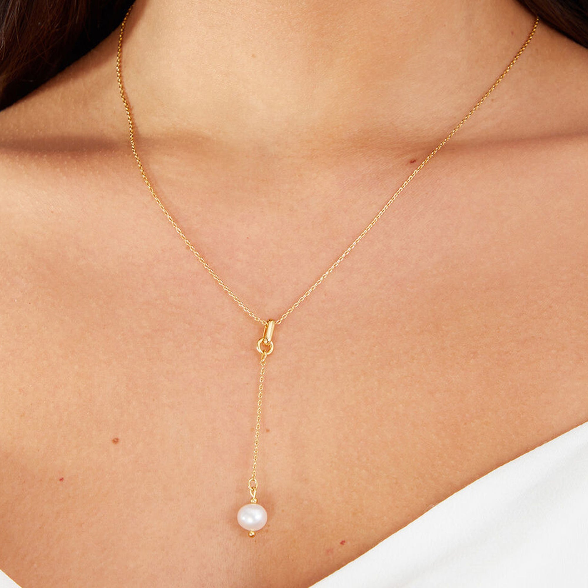Best Pearl Pendant Gold Necklace Jewelry Gift | Best Aesthetic Yellow Gold Pearl  Pendant Necklace Jewelry Gift for Women, Mother, Wife - Mason & Madison Co.