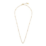 Real Gold Plated Z Pearl Beaded Necklace