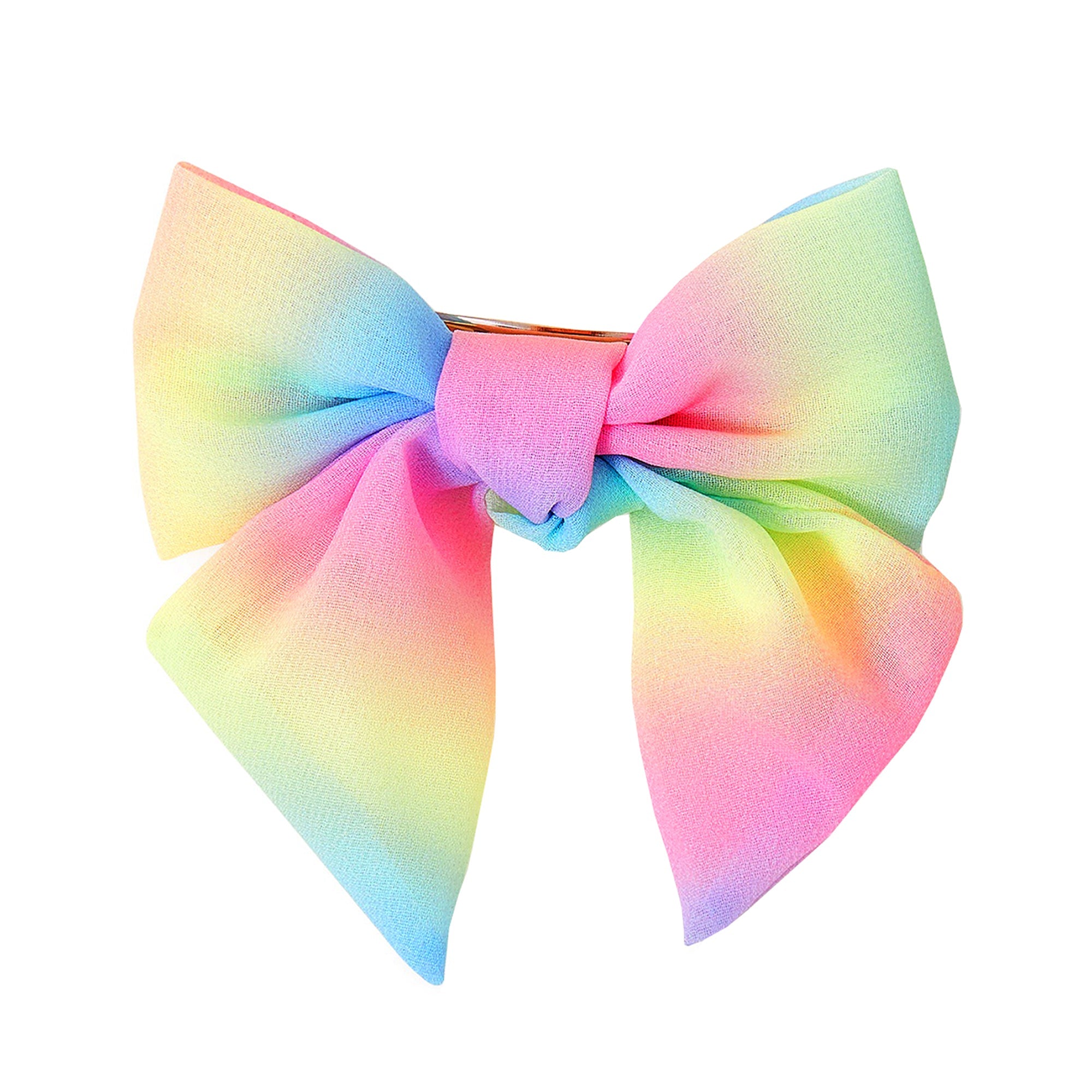 Ombre Bow Barrette Clip