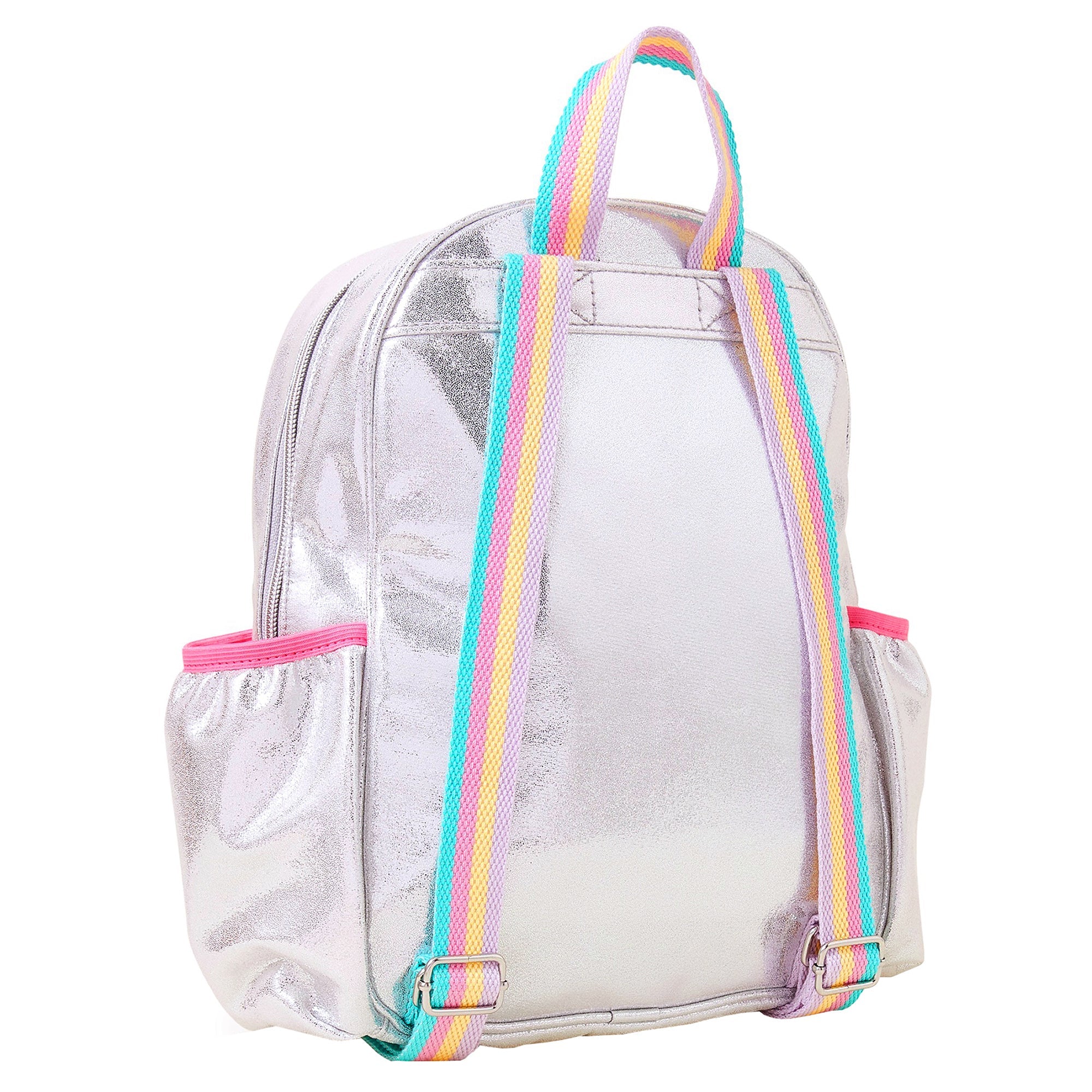 Girl's Rainbow Stripe School Backpack