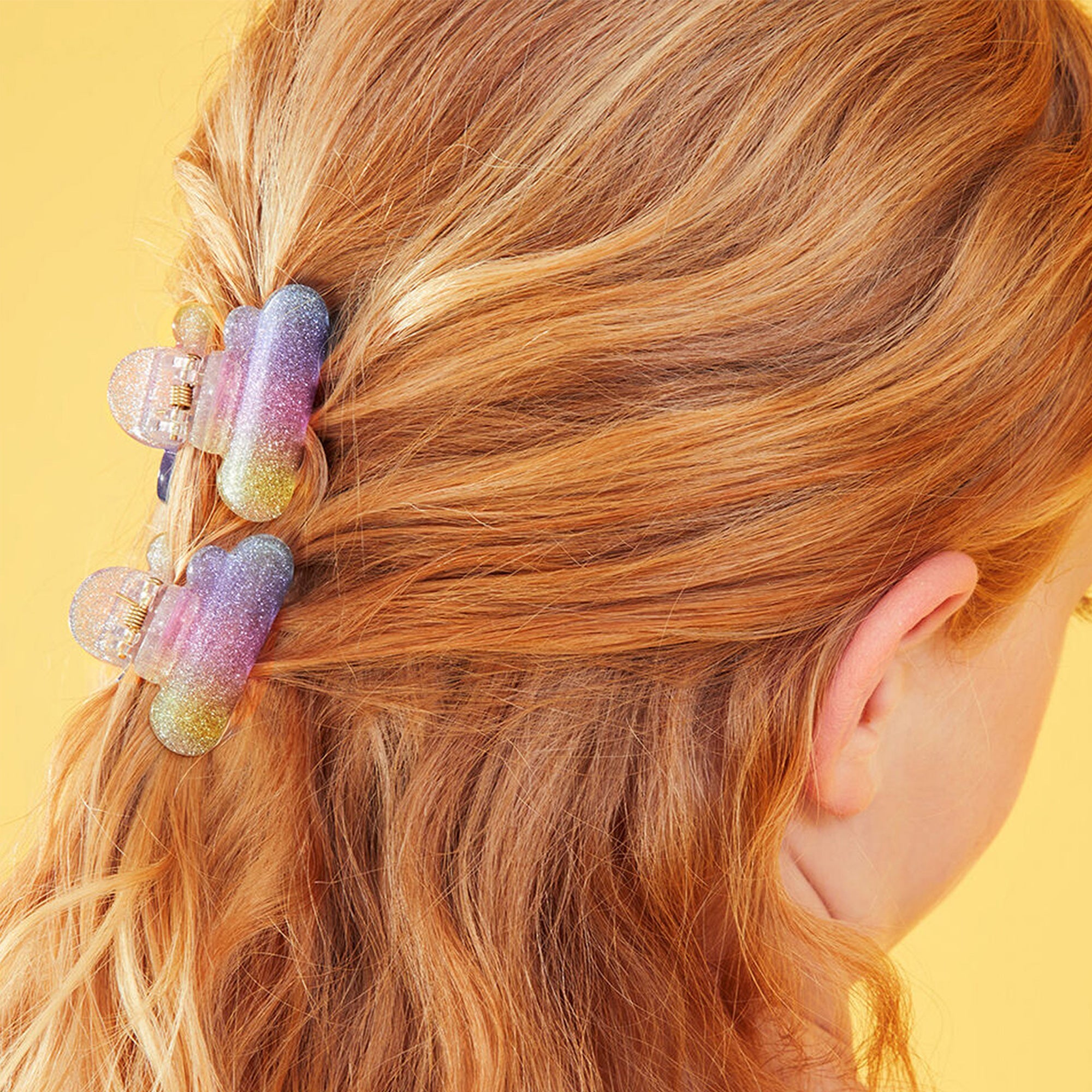 Glitter Cloud Claw Clips Features