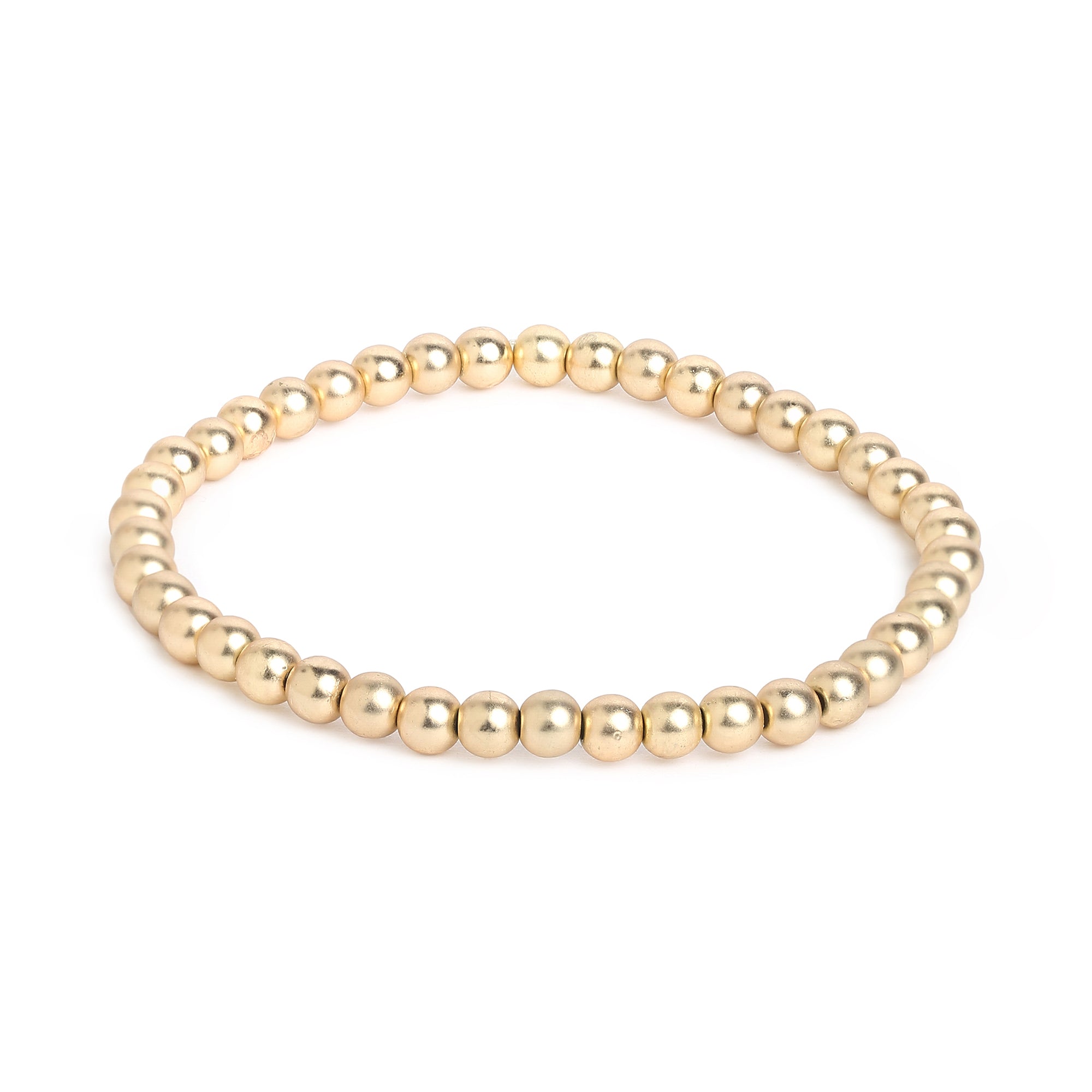Macy Heart Stacking Stretch Bracelets in Worn Gold - Set of 3 – Shoppe3130
