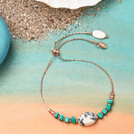 Accessorize London Women's Stone Bead Friendship Bracelet