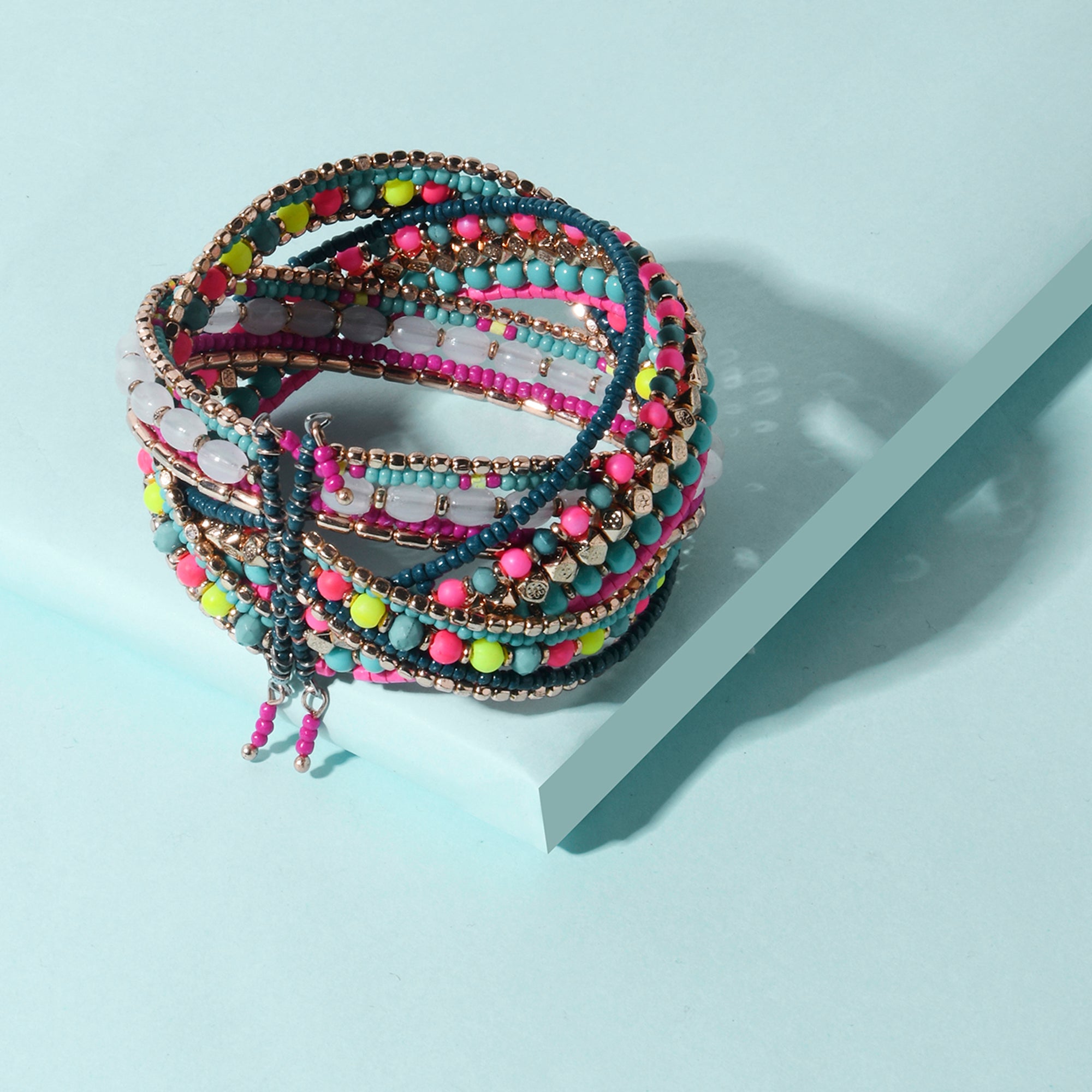 Beaded Woven Cuff