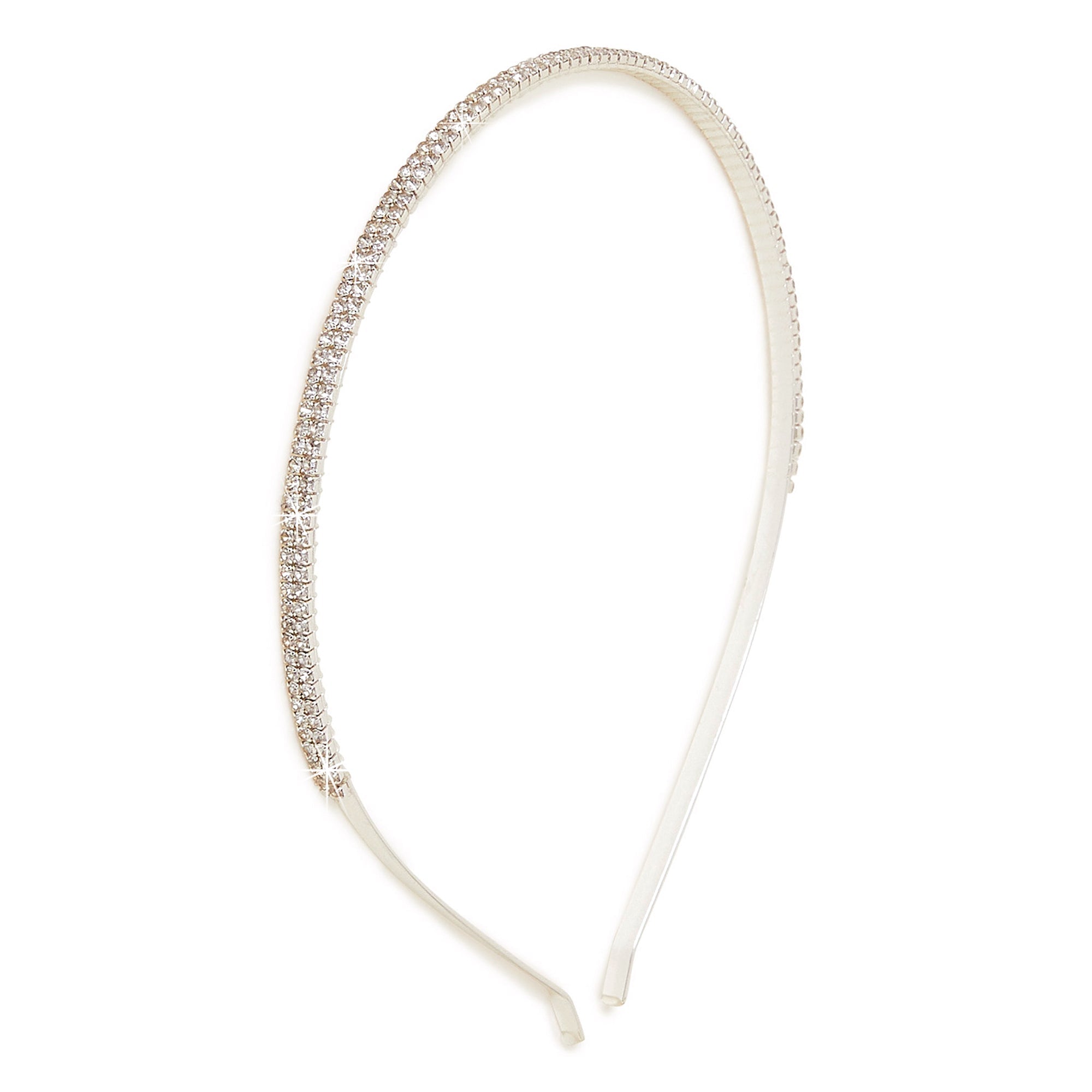 Buy Silver Sparkle Diamante Alice Hair Band Accessorize India