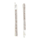 Accessorize London Silver Sparkle Diamante Hair Slides Set Of Two