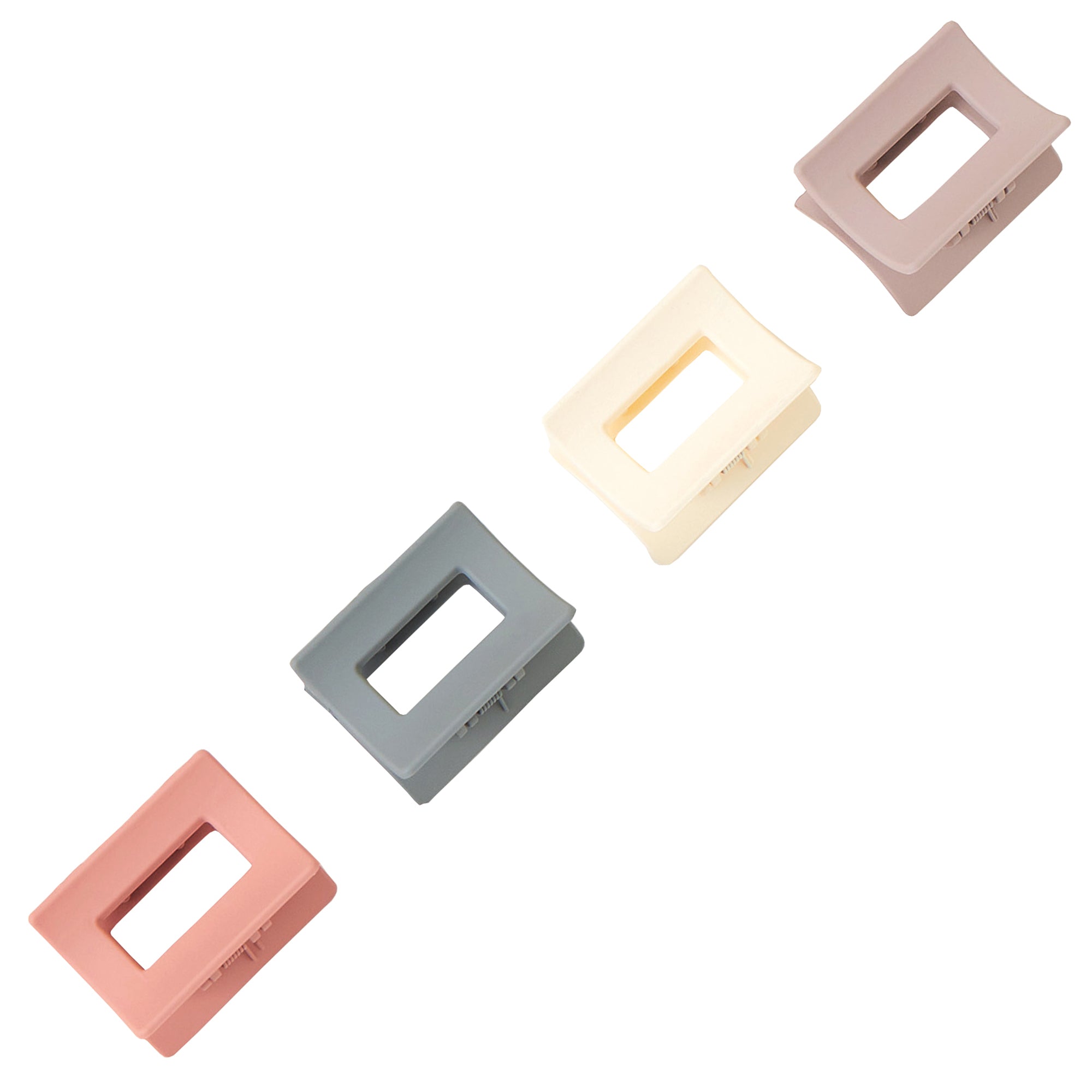 Pack oF 4 Rectangle Claw Clip