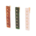 Stud Resin Salon Clips Set Of Three Features