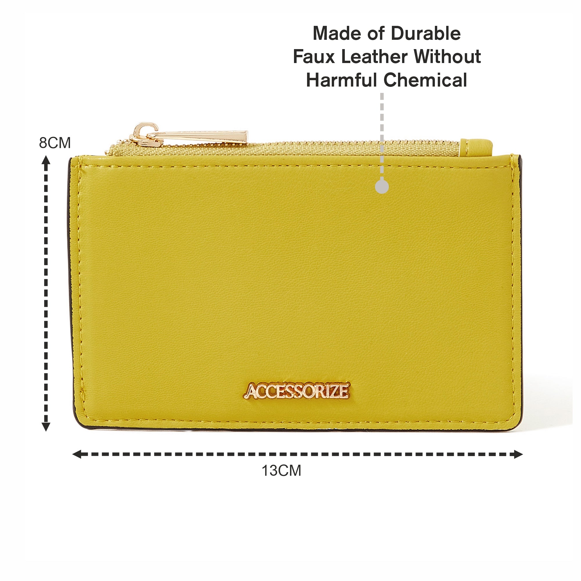 Accessorize London Women's Lime Classic Cardholder